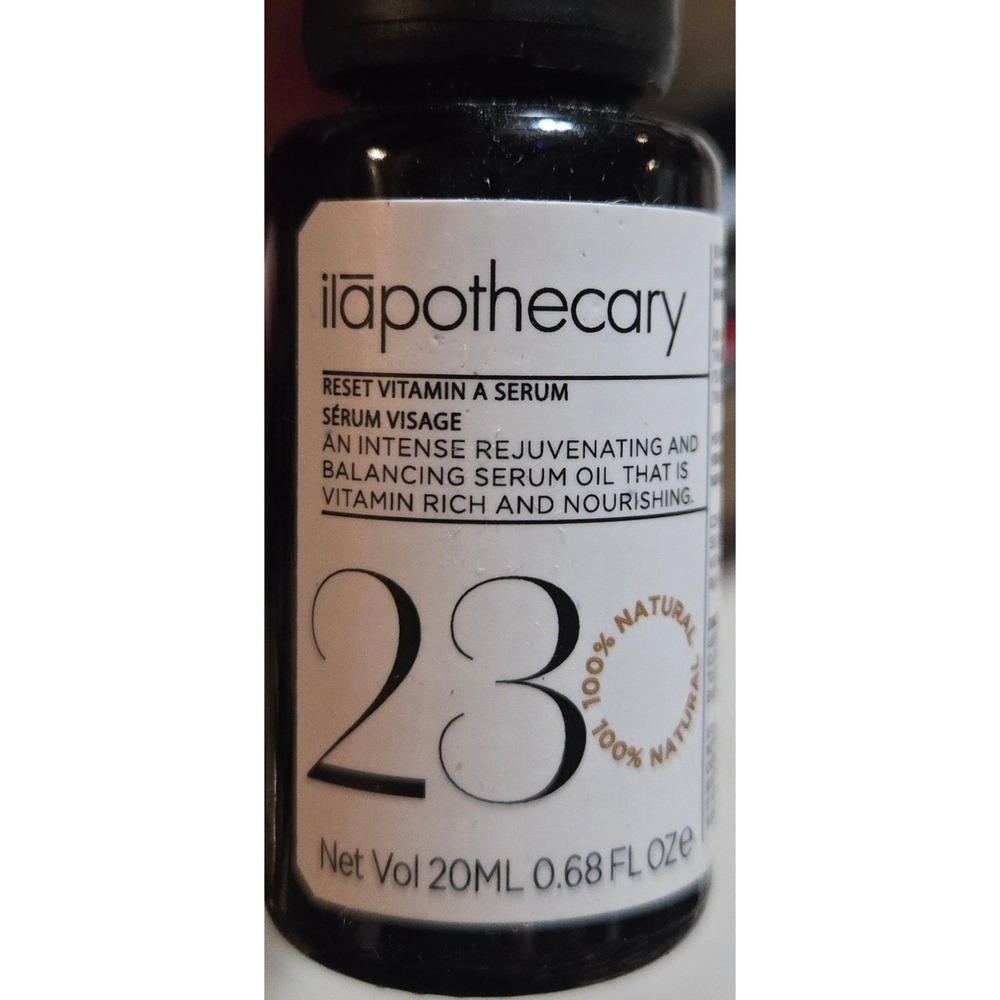 ilapothecary Reset Vitamin A Face Serum Oil 23 - Rejuvenating Balancing 0.68oz